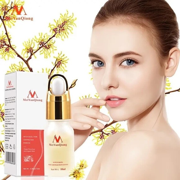 Meiyanqiong Witch Hazel Pore Essential Serum .34fl.oz. Shrink Clean Lighten Skin - Picture 2 of 5
